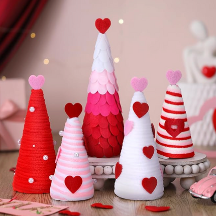 6 Pcs Valentine's Day Tree Table Decor