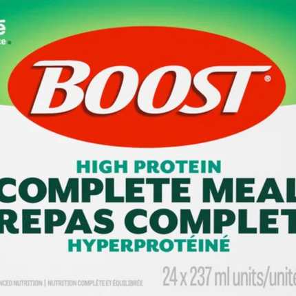 BOOST MEGA Meal Replacement, Chocolate, 20-24 x 237 mL