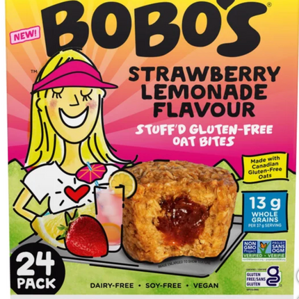 Bobo's Oat Bites Strawberry Lemonade, 12-17× 37 g