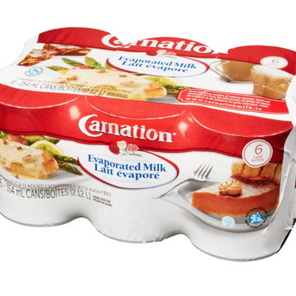 Carnation Evaporated Milk 6 x 354 ml