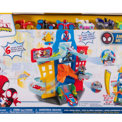 Spidey City Track Set Missing Vehicles + One Track
