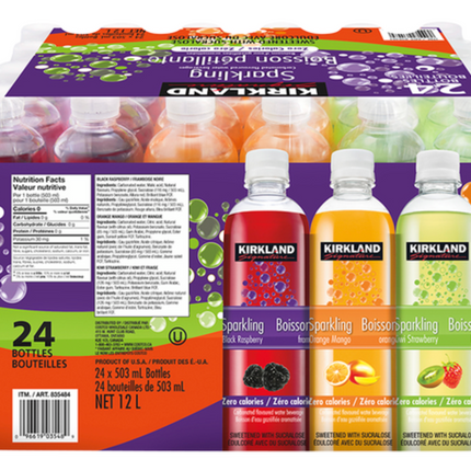 KS Sparkling Water 21-24 × 503 mL