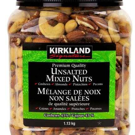 KS Unsalted Mixed Nuts 1.13 Kg,