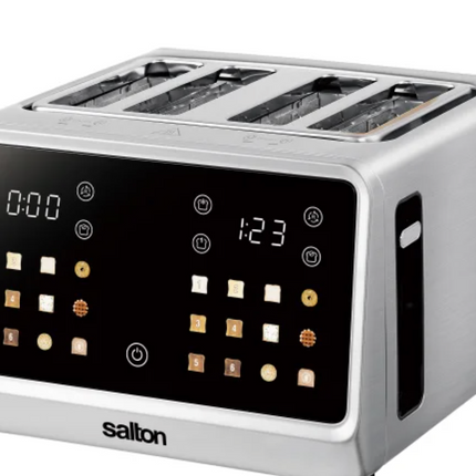Salton 4 Slice Touchscreen Toaster USED