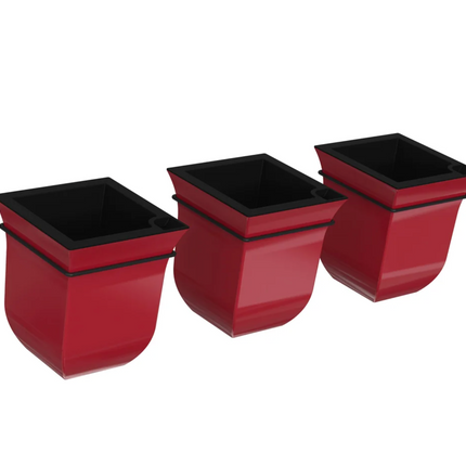 Valencia 8in Wall Mount Planter, 3-pack USED