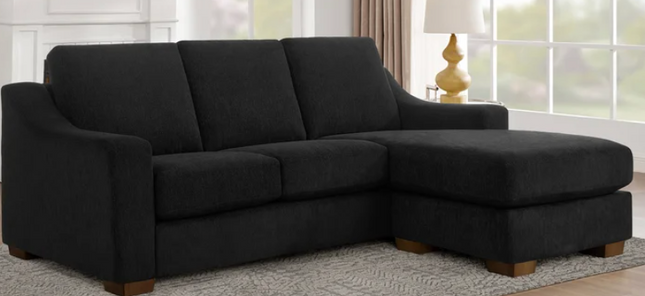2-piece Fabric Sofa Chaise USED