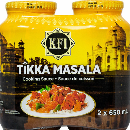 KFI Tikka Masala Cooking Sauce 2x650ml