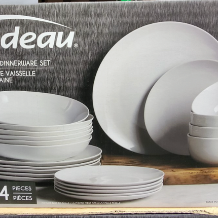 Trudeau Porcelain Dinnerware 16 Piece Set