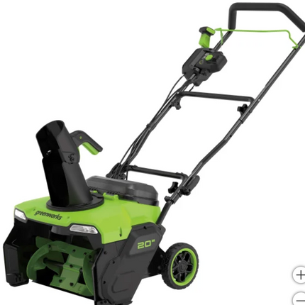 Greenworks 80V 20'' Single Stage Snow Thrower,