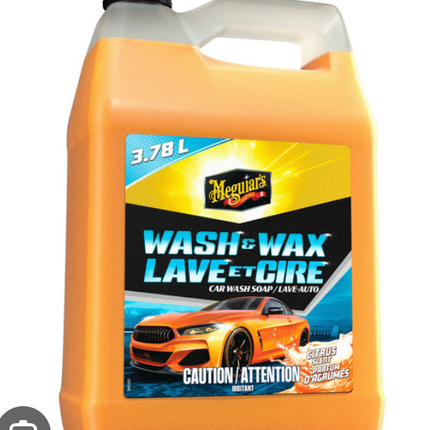 Meguiar's Wash & Wax Car Wash Soap - Citrus Scent
