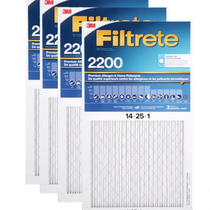3M Furnace Filters,20x25 3-pack
