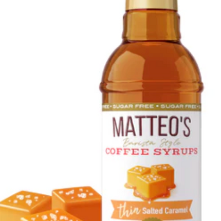 Matteo’s Sugar Free Salted Caramel, 750mL