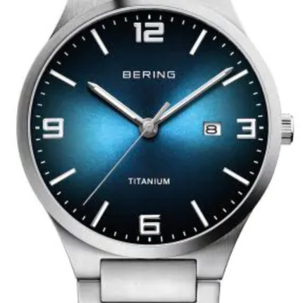 Bering 15240-777 Men's Titanium Mens Watch USED