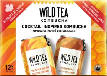 Wild Tea Kombucha Mocktail 10-12 Pack