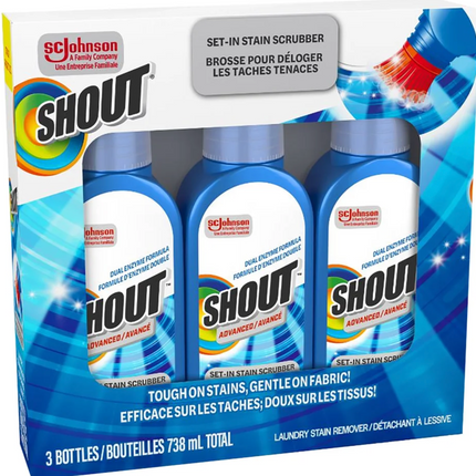 Shout Advanced Stain Brush, 2 x 246 ml