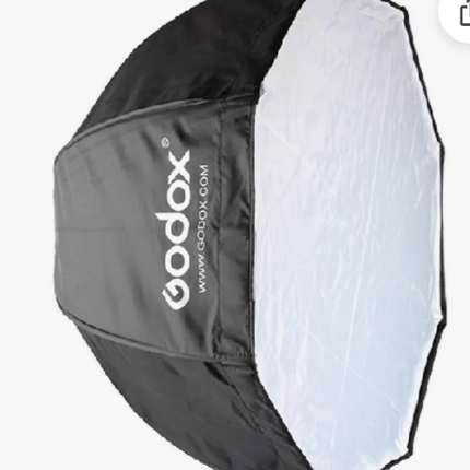 Godox 120cm Octagon Reflective Umbrella Softbox Portable Flash