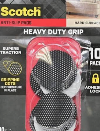 Scotch Heavy Duty Anti-Slip Pads 10pk