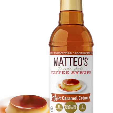 Matteo's Sugar Free, CARAMEL CREME 750ml