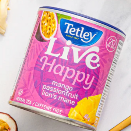 Live Happy Tea - Mango, Passionfruit & Lion's Mane