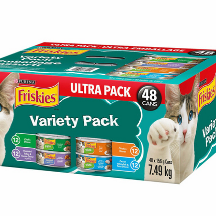 Purina Friskies Variety Pack 44-47ct