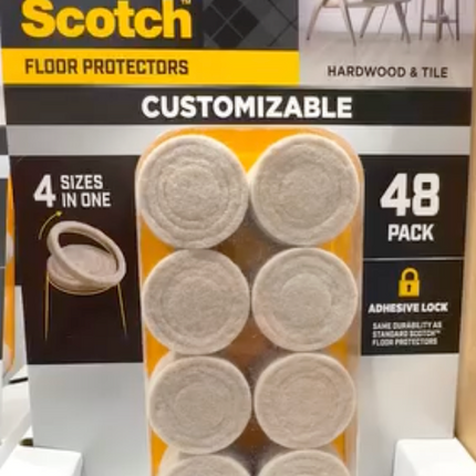 Scotch Floor Protectors 40-47 Pack