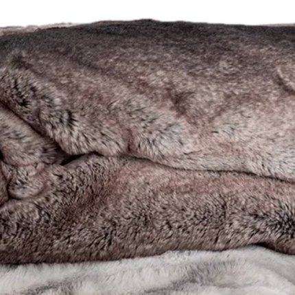 Mon Chateau Faux Fur Throw
