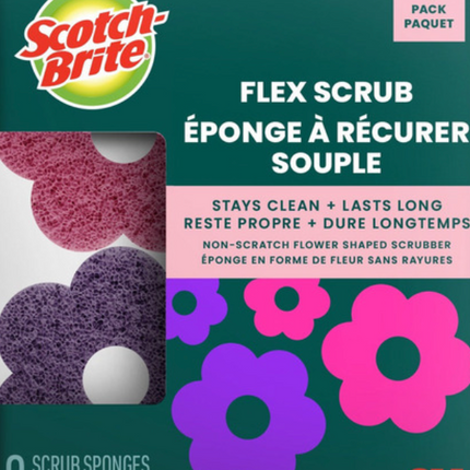 Scotch-Brite Flex Scrub Non-Scratch Sponges