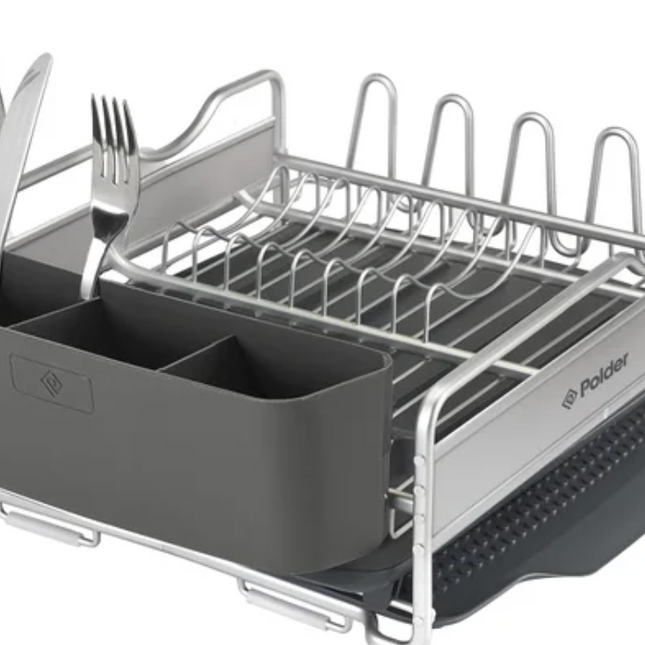 Polder Advantage Aluminum Dish Rack, 4-pieces