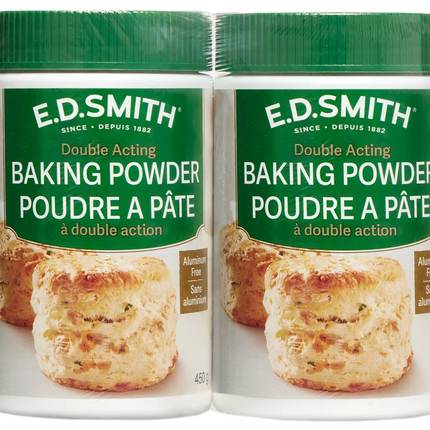 E.D. Smith Baking Powder 450 g, 2-pack