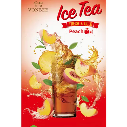 Vonbee Peach Ice Tea Sachets,75-79 x 14g