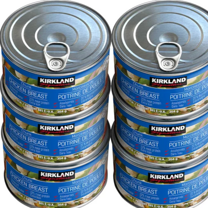 KS Chicken Breast Canned, 4-6 × 354 g