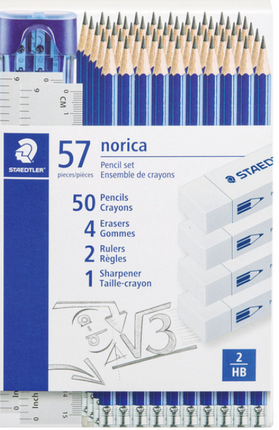 Staedtler Norica 57-Piece Pencil & Accessory Set