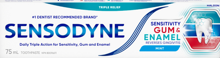 Sensodyne Sensitivity Gum and Enamel, 4 x 75 mL
