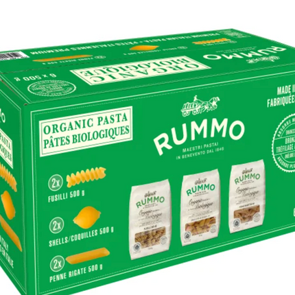 Rummo Organic Pasta Variety Pack, 5 × 500 g