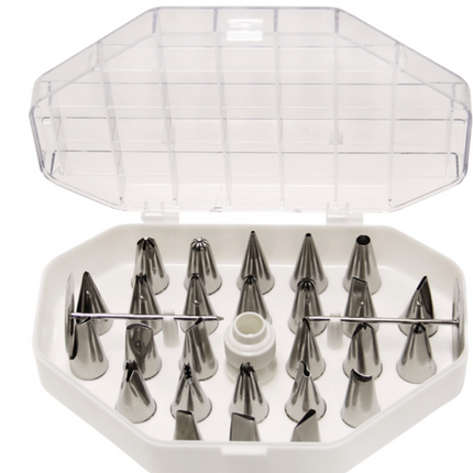 Sagetra Pastry Tube Set Cracked Lid