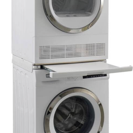 Marathon 24 in. 2.2 cu. ft. White Front Load Washer/Dryer with Stacker (Model: MA-W2401W)
