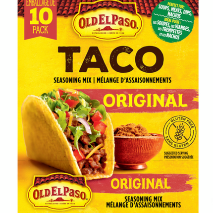 Old El Paso Taco Seasoning Mix 8-10 x 24g