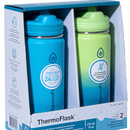 ThermoFlask 473 mL  Water Bottle, Single Bottle