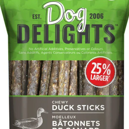 Dog Delights Chewy Duck Sticks Dog Treats