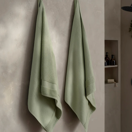 Welhome Waffle Texture Bath Towel