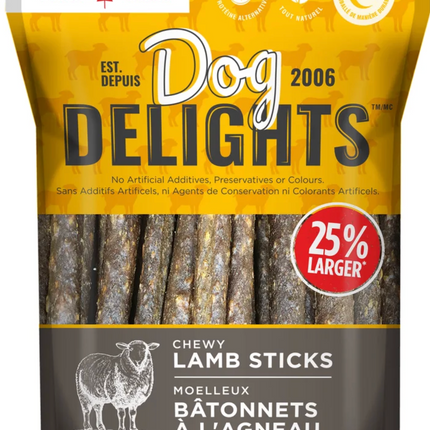 Dog Delights Chewy Lamb Sticks Dog Treats 1.25 kg