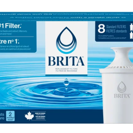 Brita Replacement Filters, 6-8-pack