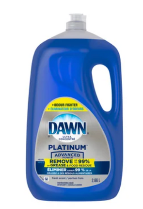 Dawn Liquid Dish Detergent OPEN