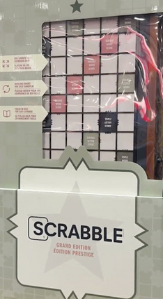 Grand Wooden Folding Scrabble