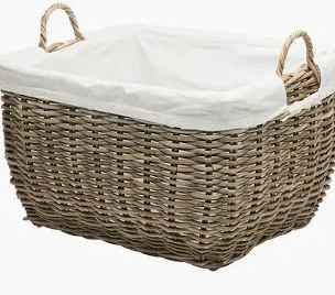 Mesa Faux Rattan Basket (With Washable Liner)