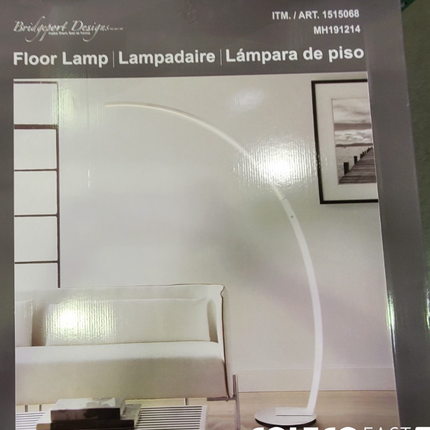 Bridgeport Designs LED Modern Arc Floor Lamp