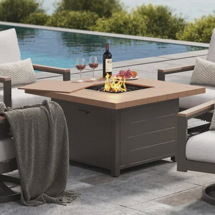 Easton 5-piece Patio Conversation Set with Fire Table