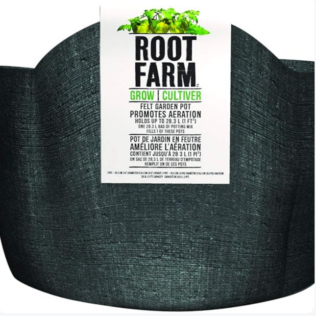 Root Farm 23.9 L Felt Garden Pot
