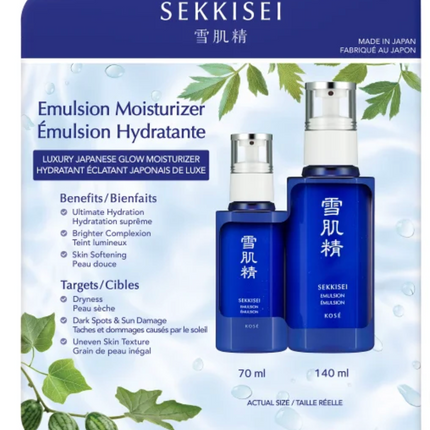 Sekkisei Emulsion Moisturizer, 140 mL + 70 mL