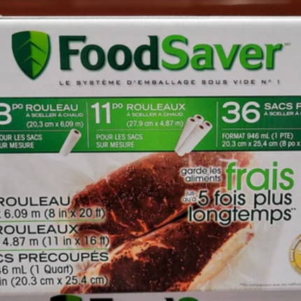 Food Saver Vacuum Rolls and Bags